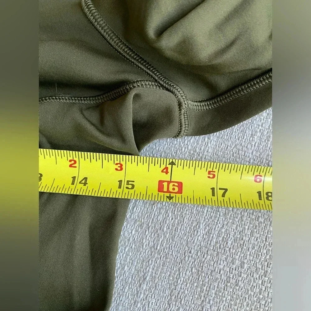 Lululemon Jacket Women’s 4 First Mile 1/2 Zip Military Green